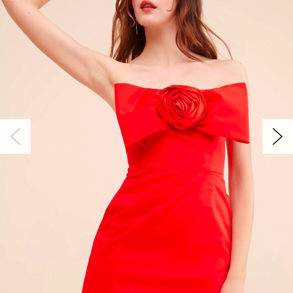 Hutch strapless bow dress